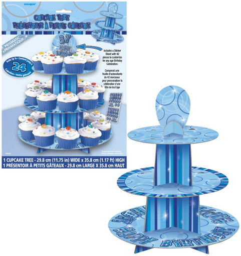 Picture of CUPCAKE TREE STAND BLUE